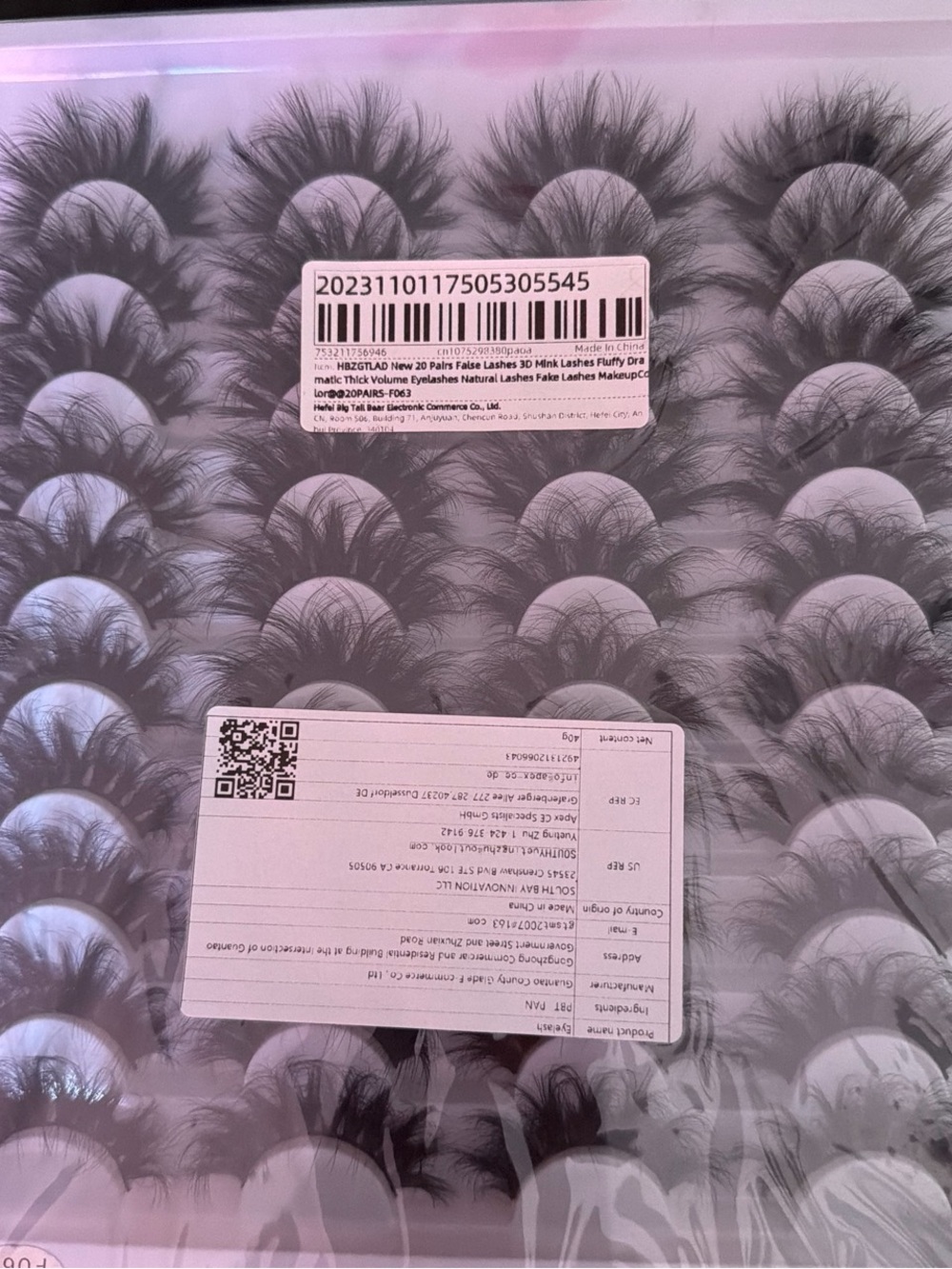Black Faux Mink Eyelash Multipack - Voluminous Strip Lashes